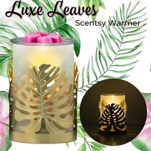 NIB Luxe Leaves Scentsy Warmer